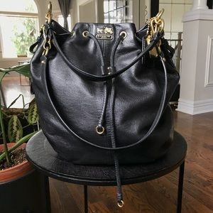 Coach Leather Bucket Bag